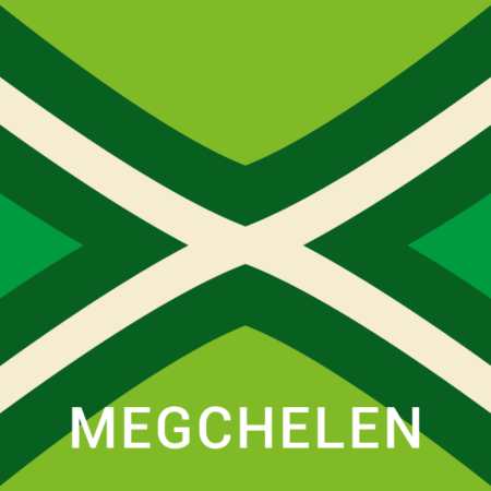 Achterhoekse Vlag Sticker Megchelen